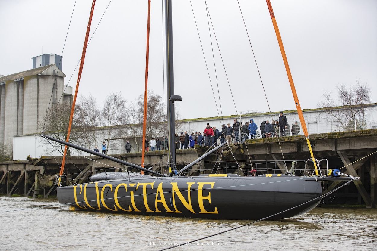 Launching the new Imoca 60 L'occitane, French Skipper Armel Tripon , Imoca 60 L'Occitane en Provence for the Vendée Globe 2020, designed by Sam Manuard, Build by Black Pepper, on January 31, 2020, Nantes, France - Photo : Pierre Bouras / DPPI