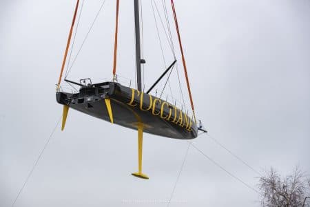 Launching the new Imoca 60 L'occitane, French Skipper Armel Tripon , Imoca 60 L'Occitane en Provence for the Vendée Globe 2020, designed by Sam Manuard, Build by Black Pepper, on January 31, 2020, Nantes, France - Photo : Pierre Bouras / DPPI