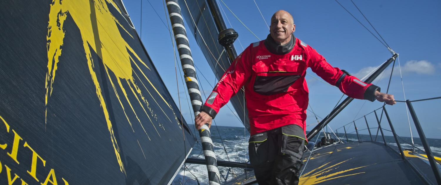 Armel Tripon skipper de L'Occitane en Provence