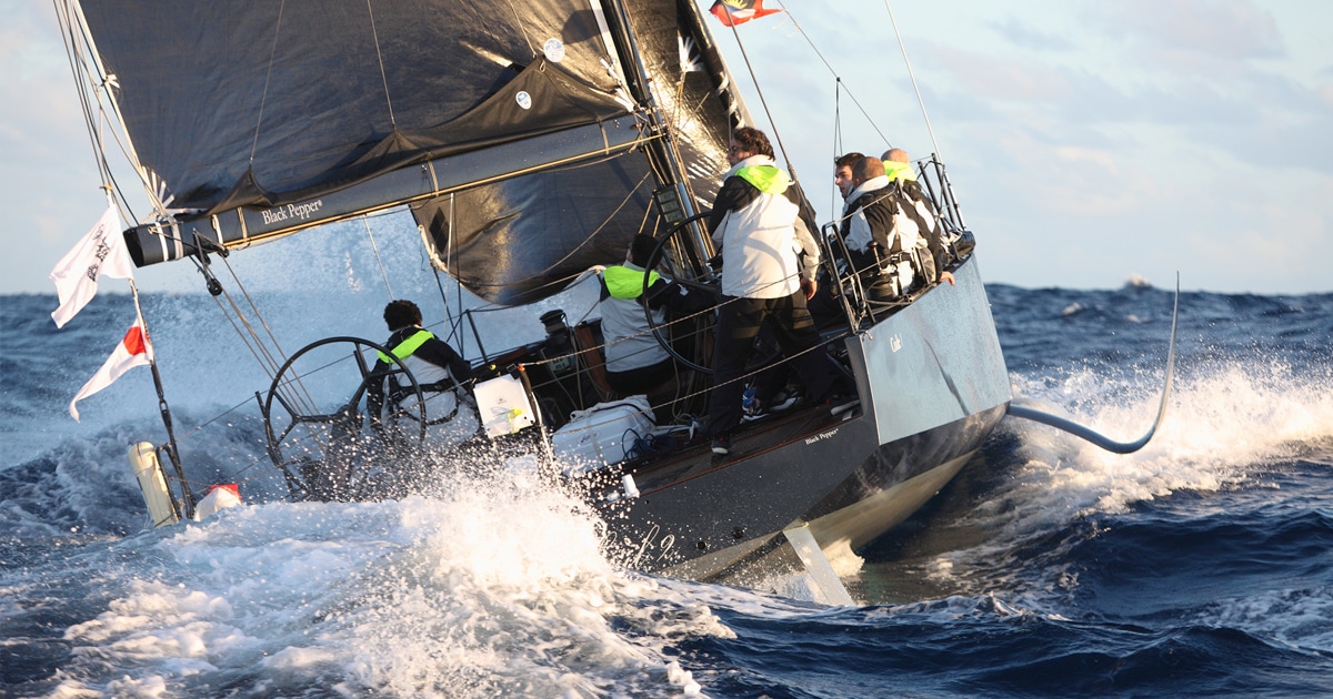 Code1 foiler Armel Tripon avec Black Pepper Yachts