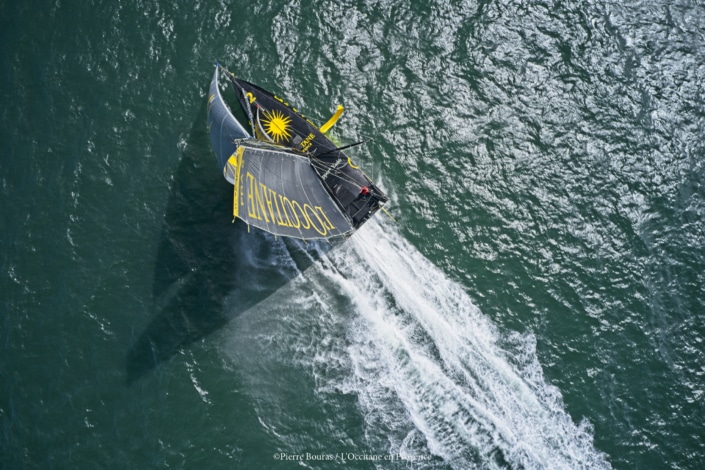 Première navigation de l’IMOCA L’Occitane